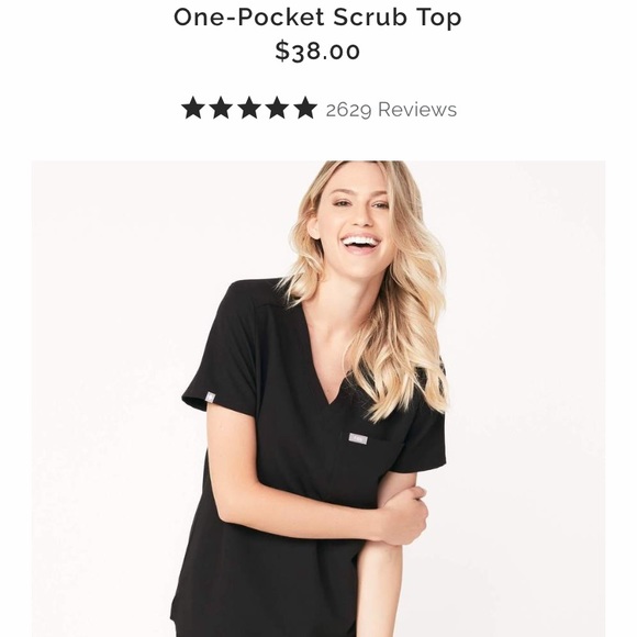 Figs scrub top and bottom - Picture 3 of 4